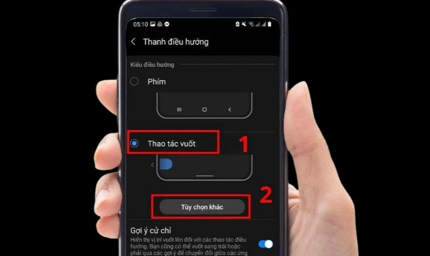 Cách di chuyển thanh bên thông minh trên điện thoại oppo