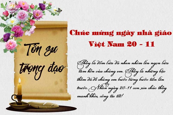 Những lời chúc tốt đẹp ngày nhà giáo việt nam