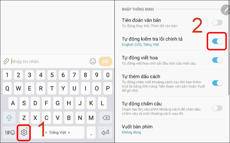 Hướng dẫn chi tiết cách tắt tính năng tự động sửa lỗi chính tả trên điện thoại android